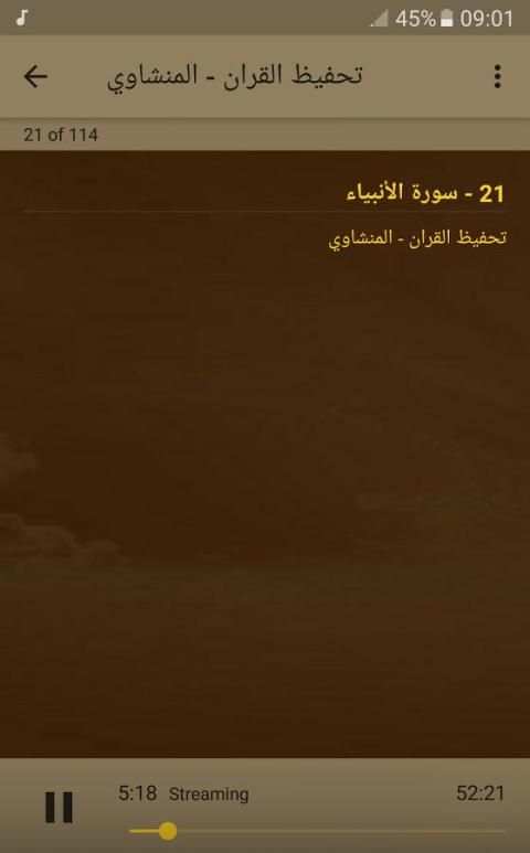 تحفيظ القران - المنشاوي screenshot 3