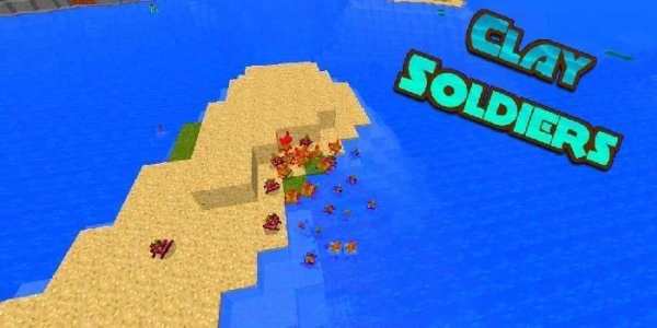 Clay Soldiers Mod Minceraft 1 تصوير الشاشة
