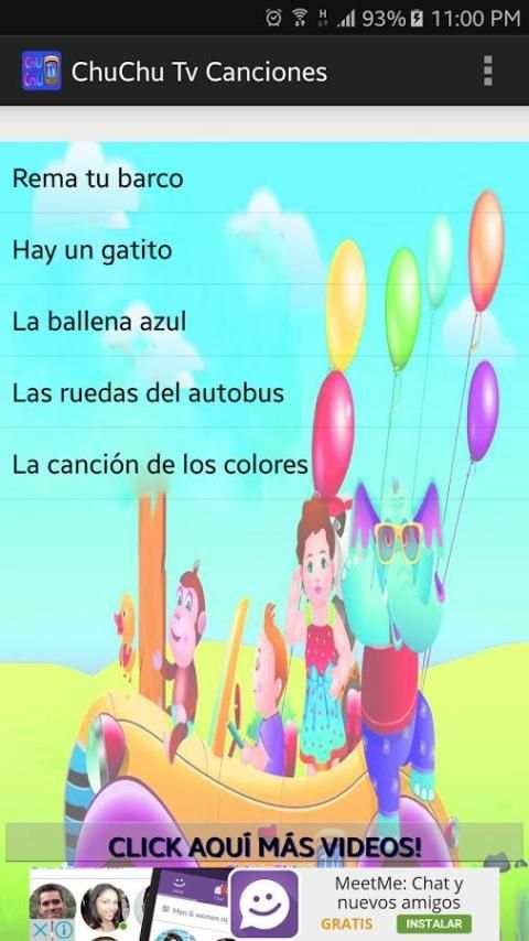 ChuChu Tv Canciones 3 تصوير الشاشة