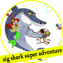 zig shark super adventure أيقونة