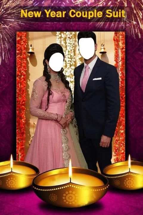 New Year Couple Photo Suit:Traditional Photo Suit 1 تصوير الشاشة