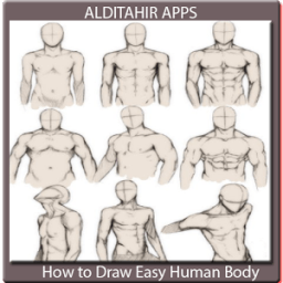How to Draw Easy Human Body أيقونة