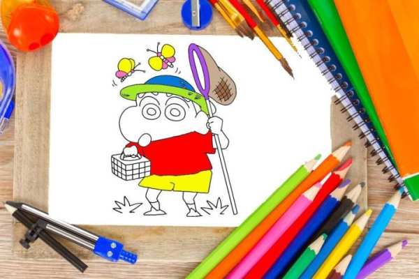 coloring game for Shinchan screenshot 3