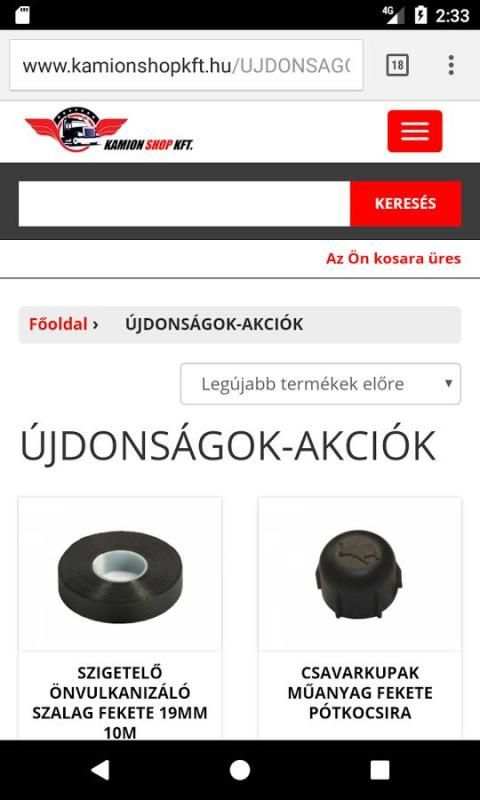 Kamion Shop Kft. screenshot 4