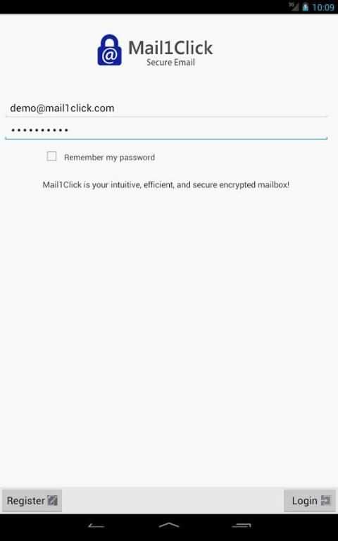 Mail1Click - Secure Mail скриншот 3