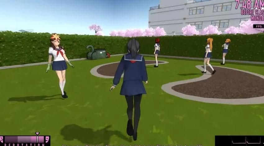 yandere simulator game agame