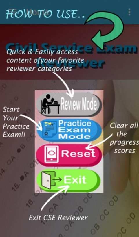 Civil Service Examination Reviewer screenshot 1