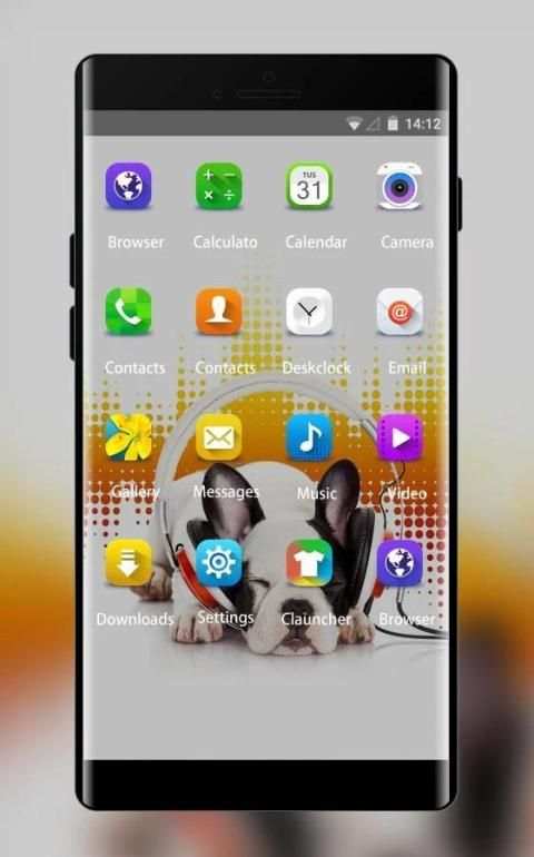 Puppy Theme for Samsung Galaxy Core Lite Launcher 3 تصوير الشاشة