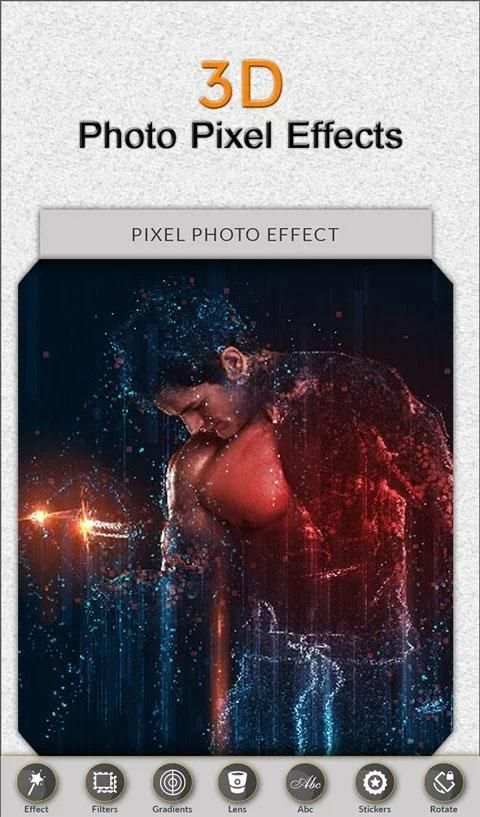 Pixel Effect 3D Photo Editor скриншот 8