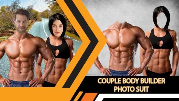 Body Builder Couple Photo Suit Editor screenshot 4