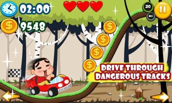 Shin Hill Racing jungle climb chan games скриншот 2