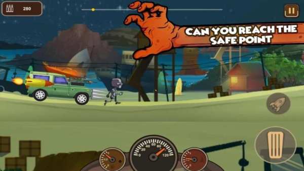 Zombie Killer Car Racing 3D screenshot 1