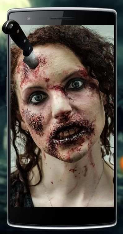 Zombie Face Makeup 4 تصوير الشاشة