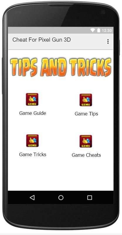Cheat For Pixel Gun 3D screenshot 1