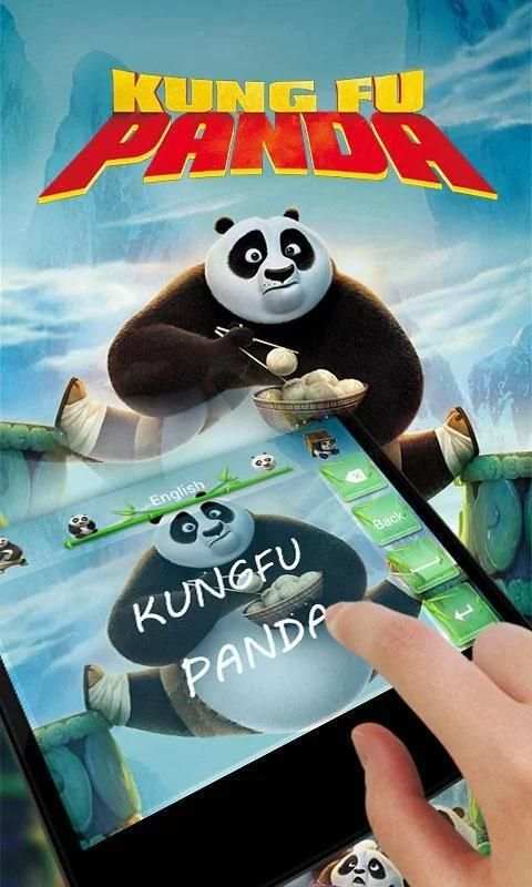 Kung Fu Panda GO Keyboard Theme screenshot 1