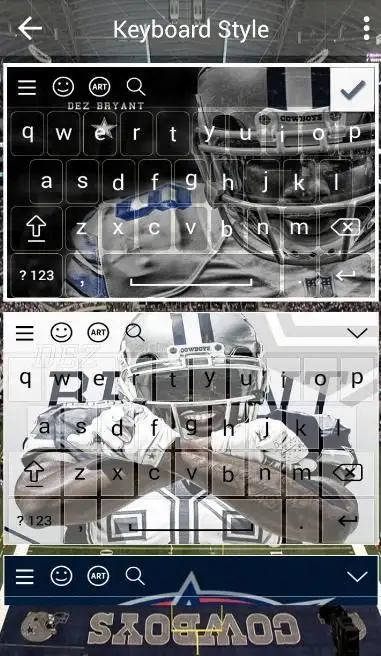 Dallas Cowboys Star Keyboard Apk Download for Android- Latest