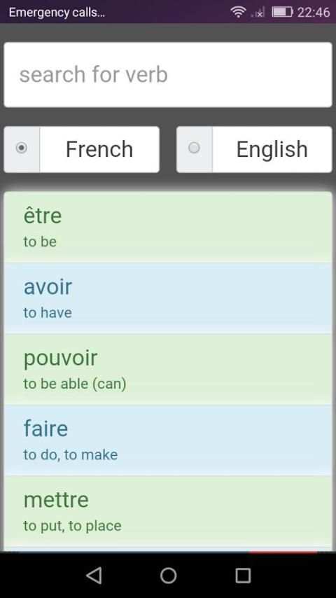 100 French Verbs Lite screenshot 10