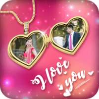 Love Locket Photo Frame on 9Apps