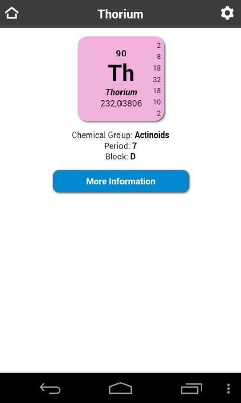 Periodic Table screenshot 2