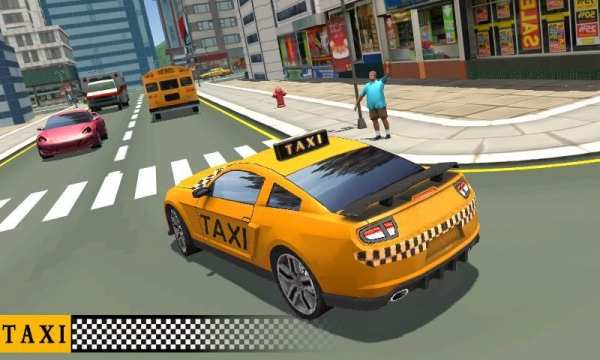 City taxi driving simulator screenshot 1