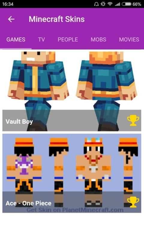 Skins for Minecraft PE screenshot 2