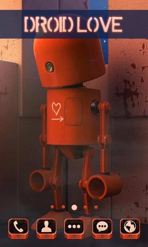Droid Love GO Launcher 7 تصوير الشاشة