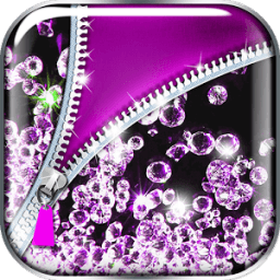 Diamond Zipper Lock Screen icon