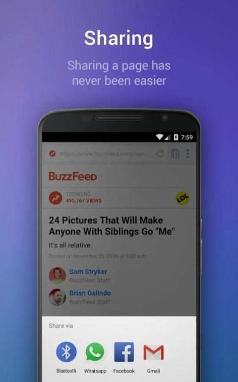 Internet Browser 2 تصوير الشاشة