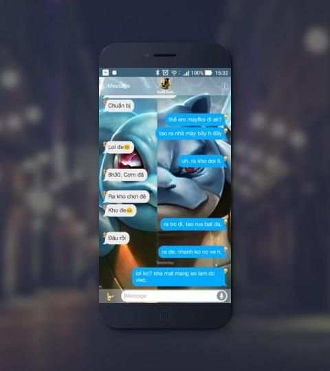 iMessage Phone 8 Plus скриншот 2