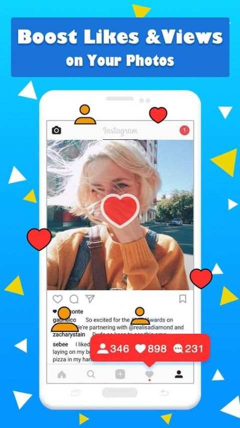 Likes+ Real Likes & Followers 2 تصوير الشاشة