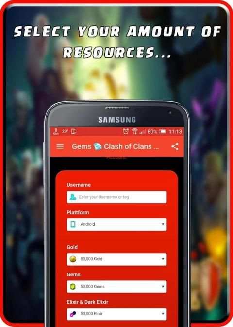 Clash Server - Gems for COC prank! screenshot 13