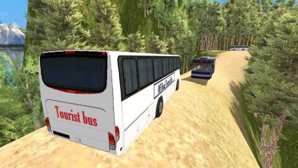 Offroad Tourist Bus Driving Mountain Bus simulator screenshot 3