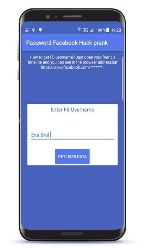 Password Facebook Hack prank screenshot 7