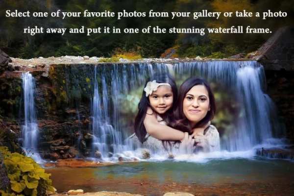 Waterfall Photo Frame स्क्रीनशॉट 5