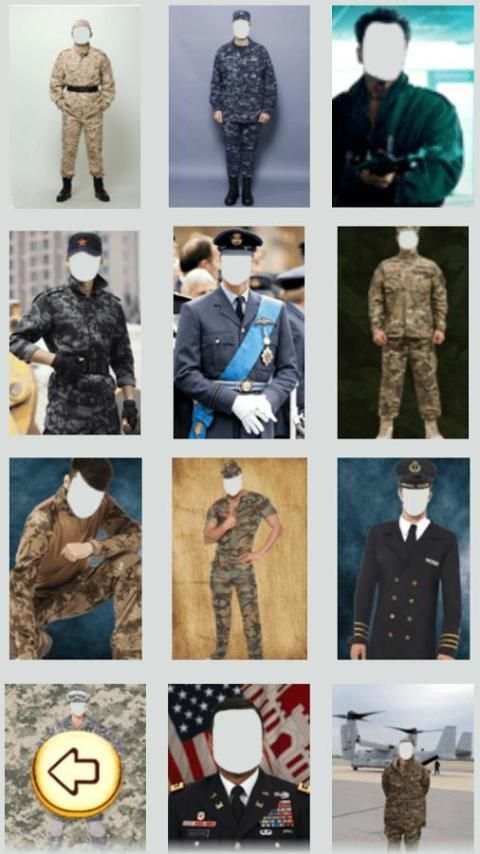 Photo Editor - Military Man screenshot 6