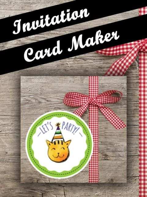 Invitation Card Maker 1 تصوير الشاشة
