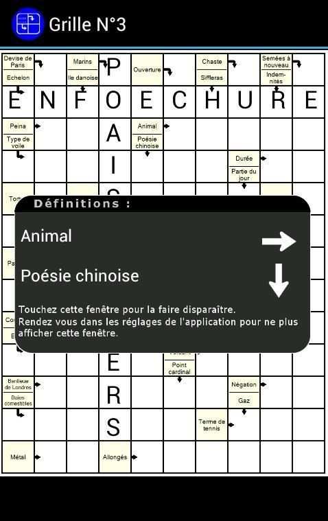 Mots Fléchés Volume1 скриншот 13