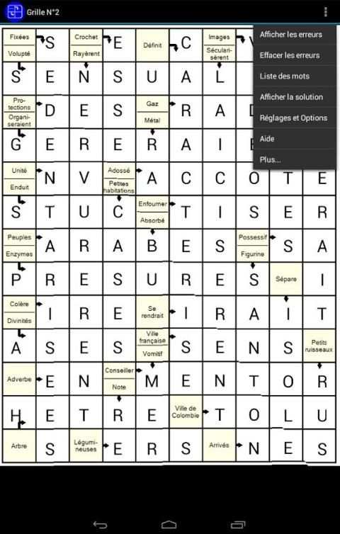 Mots Fléchés Volume1 скриншот 7