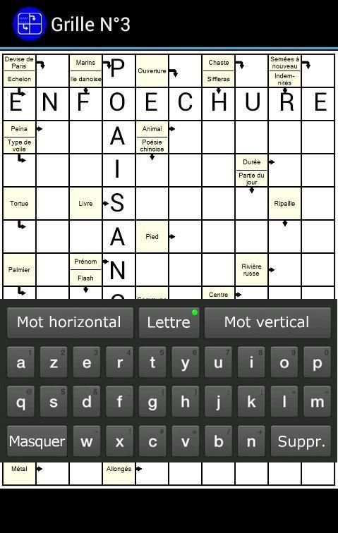 Mots Fléchés Volume1 скриншот 14