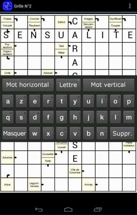Mots Fléchés Volume1 скриншот 4