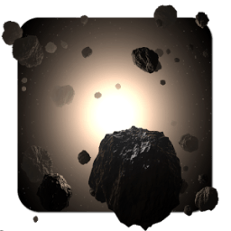 Asteroids 3D Cosmic explosion أيقونة