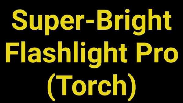 Super-Bright Flashlight Pro (Torch) + Led Clock 1 تصوير الشاشة