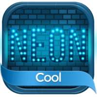 Neon Blue SMS on 9Apps