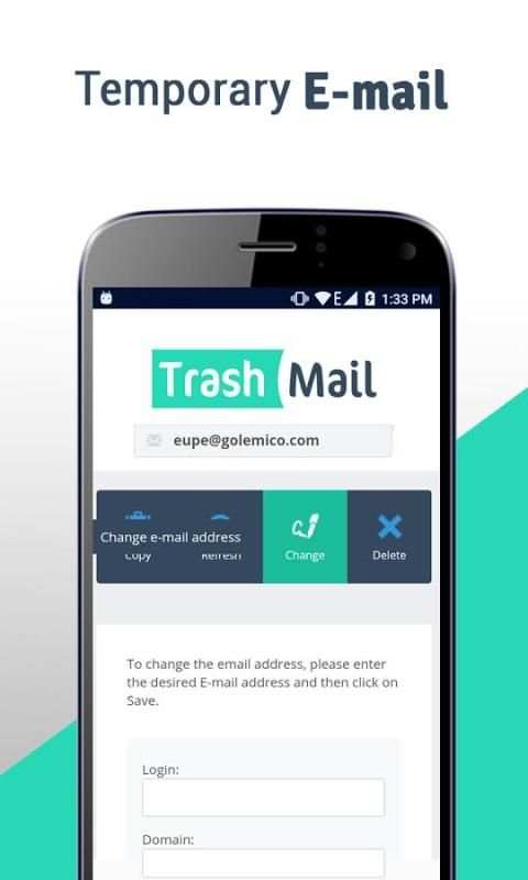 Trash Mail - Temporary Email (OTP) скриншот 1
