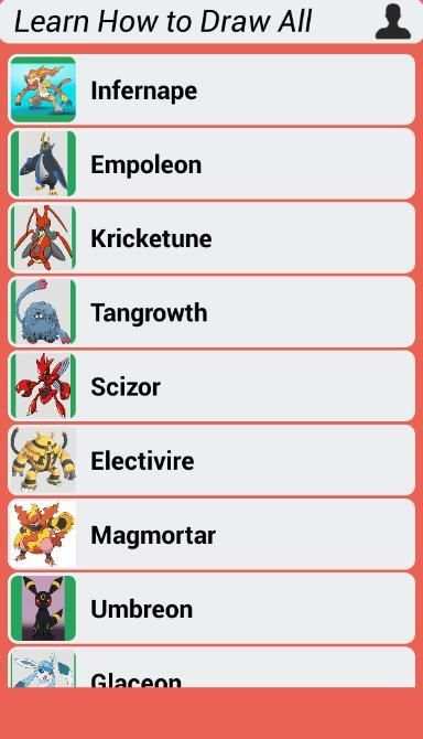 Learn How to Draw All Pokemon Evolution 7 تصوير الشاشة