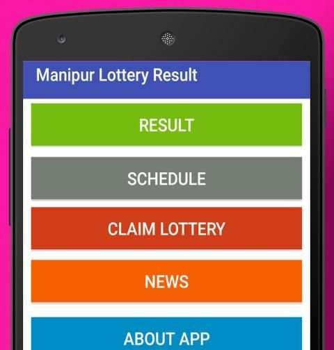 Manipur Lottery Result स्क्रीनशॉट 1