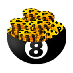 coins 8 ball pool free icon