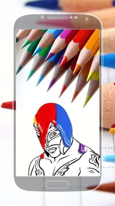Coloring Book for WWE screenshot 2