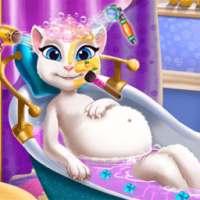 Pregnant Kitty Spa Girl Games