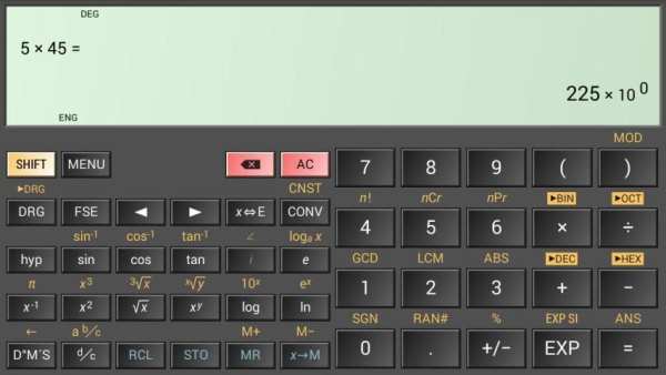 Scientific Calculator скриншот 3